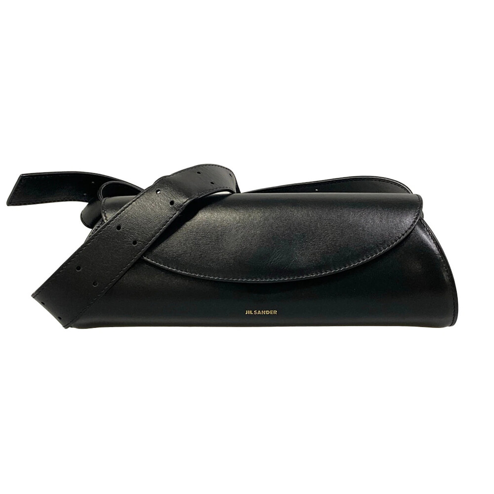 Jil Sander Cannolo Small Black Leather #310093J10B
